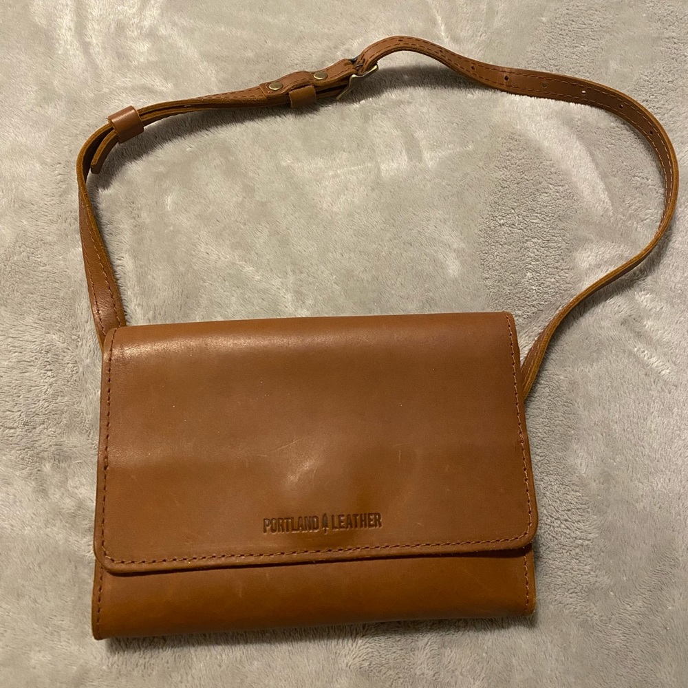 Portland Leather belt bag.